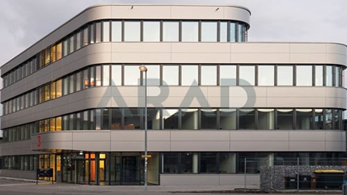 نمای کامپوزیت سه طبقه خطوط افقی